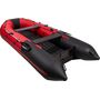 Надувная лодка ПВХ, Таймень NX 4000 НДНД PRO, красный/черный