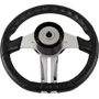 Рулевое колесо BALTIC обод черный, спицы серебряные д. 320 мм