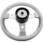 Рулевое колесо DELFINO обод серый,спицы серебряные д. 310 мм