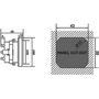 Тахометр универсальный со счетчиком моточасов, подсветкой и внешним питанием, провод 4,5 м