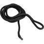Веревка из полиэстера с огонами для крепления кранца, d6 мм, L1,5 м, цвет черный