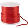 Веревка сплошного плетения d10мм, L100м красный,KOT